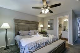 Charming 3BR Retreat | Views — Master bedroom view